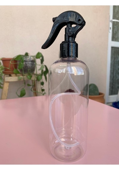 1 Adet Parfüm,kolonya,dezenfekten,ve Deterjan Için Boş Fısfıs Sprey Şişe 400 Ml Şeffaf 8 X 14 Cm Tek