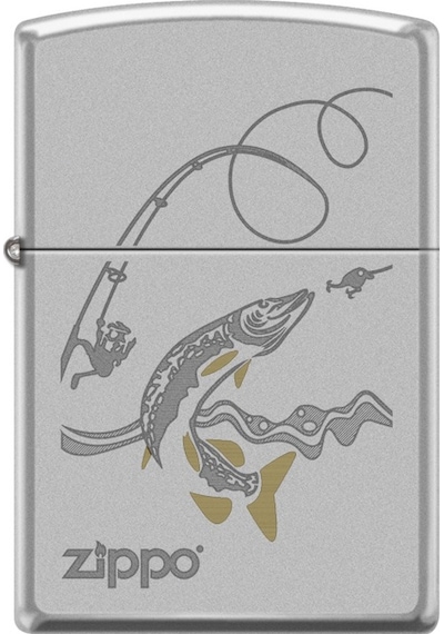 Zippo Fishing Çakmak Çok Renkli