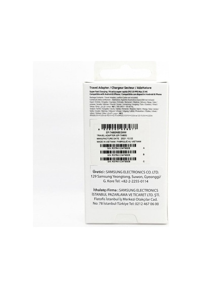 Samsung Galaxy Uyumlu A24 Type-c 25w Hızlı Sarj Adaptörü