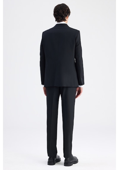 D's Damat Ds Damat Regular Fit Siyah Düz Takim Elbise 6he05ob35588m 001
