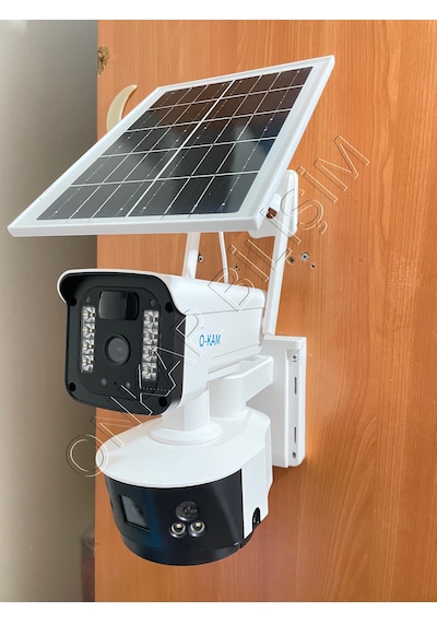 Okam 3920 6mp 2 Kameralı 3 Ekranlı Sim Kart Destekli Güneş Enerji