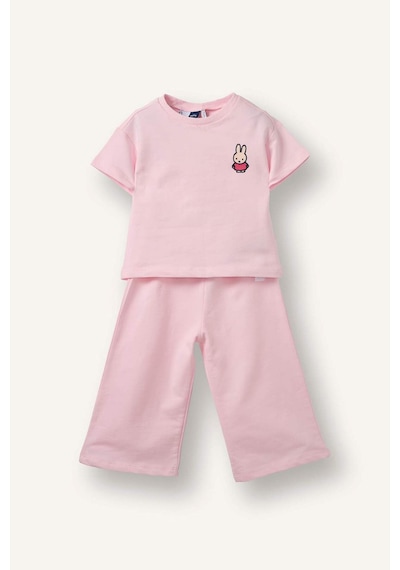 Defacto Miffy Tişört Alt 2'li Takım Kız Bebek H2760A526SP