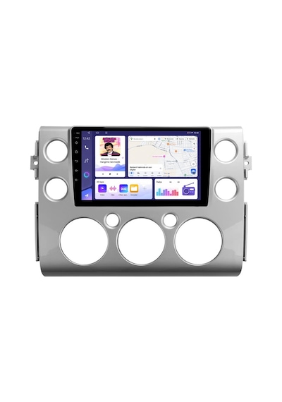 Toyota Fj Cruiser Android Multimedya 2007-2013 Carplay Android Auto Navigasyon 4gb Ram 32gb 9"