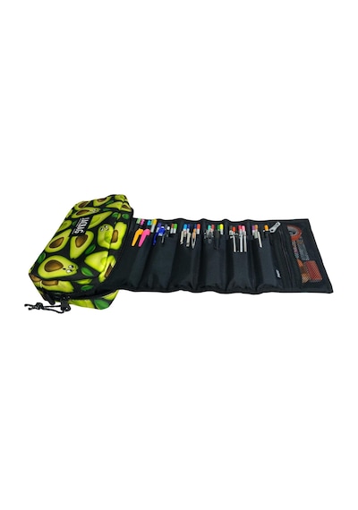 Jacbag Avokado Yeşil Organizer Roll Up Düzenleyici Kalem Kutusu/kalemlik Çok Renkli