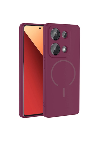 Xiaomi Redmi Note 13 Pro 4g Kılıf Magsafe Destekli Kamera Korumalı Yumuşak Silikon Pazarplus Siyah