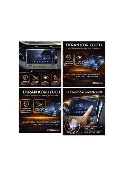 Multimedya Ekran Koruyucu- Kırılmaz Şeffaf Nano Teknoloji Byd Sealion 15,6 İnç İle Uyumlu