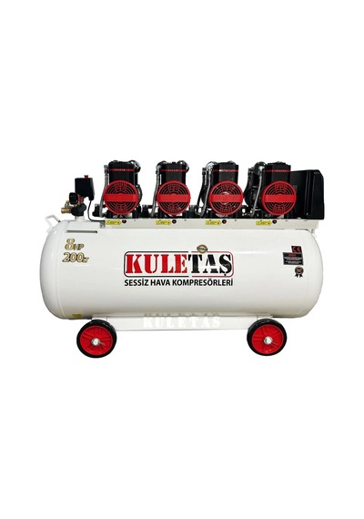 Kuletaş 200litre 8hp Premium Sessiz Yağsız Hava Kompresörü Dental