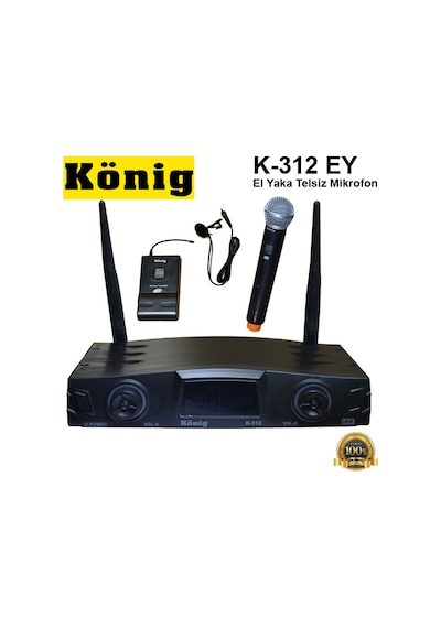 König K-312 Ey El Yaka Telsiz Mikrofon