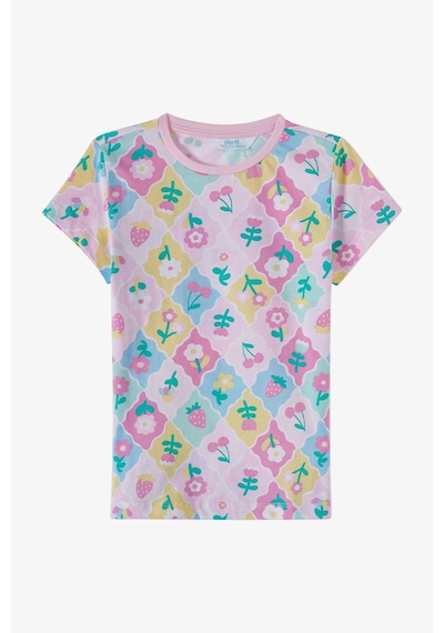Penti Açık Pembe Kız Çocuk Cherry,Berry Pamuklu 2'li Pijama Takımı