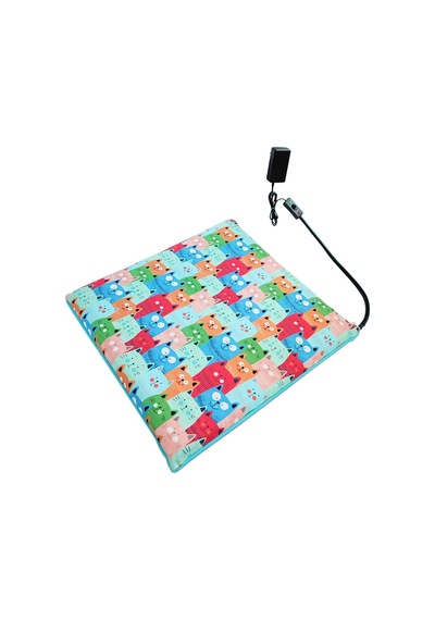 Isıtıcılı Minder Kedi Köpek Minderi Isıtıcılı Kedi Minderi Isıtıcı Pad 12volt 45x45cmx4cm