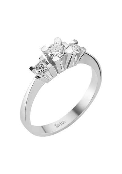 Sirius G Renk 0,40 Karat Pırlanta Tria Yüzük 0824R0060
