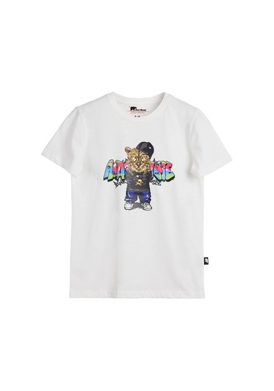 Bad Bear Youze Çocuk Tişört 24.06.07.001-c04 Beyaz