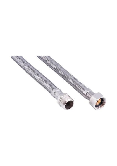 Turkuaz 3/8 Erkek - 3/8 Dişi Çelik Flex Bağlantı Hortum 50 Cm Diğer
