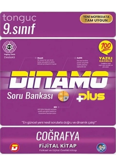 Tonguç 9.sınıf Coğrafya Dinamo Soru Bankası+plus