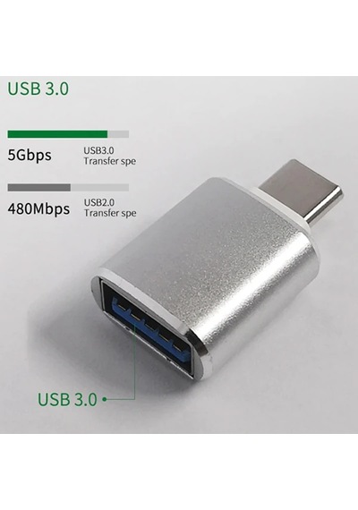 Ally Usb Type-c Dönüştürücü Otg Adaptör- 5775 Siyah