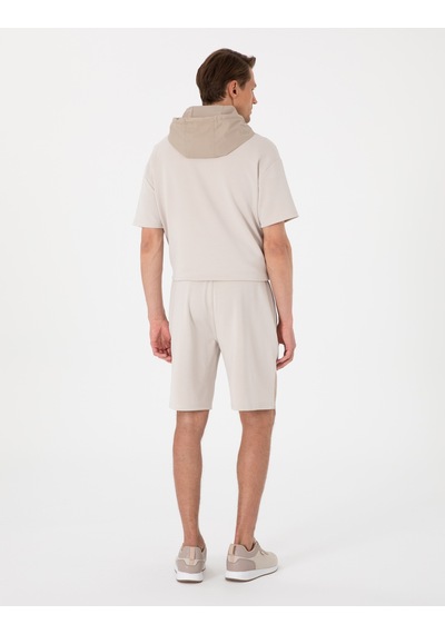 Pierre Cardin Erkek Taş Şort Örme 50302604-vr049 Taş