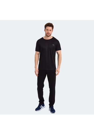 Slazenger Odalıs I Erkek Kısa Kol T-Shirt Siyah St13Te118-500 001