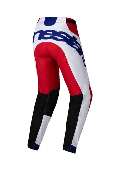 Alpinestars Racer Veil Kros Motosiklet Pantolonu Kırmızı Beyaz