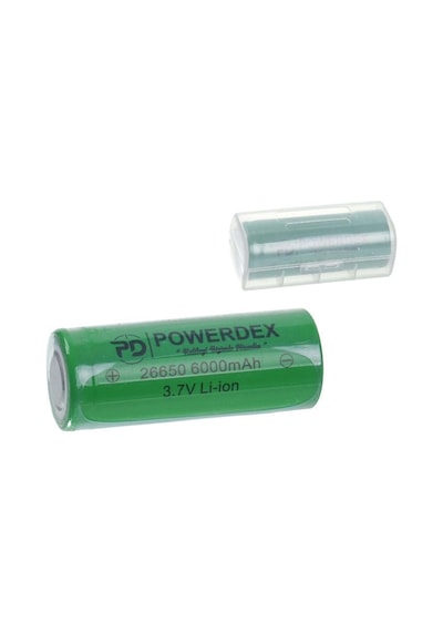 Powerdex 26650 3.7volt 6000mah Şarjlı Li-ion Pil El Feneri Pili