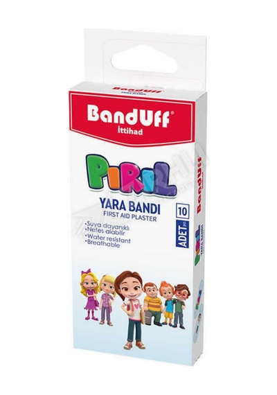 4 Adet Banduff Yara Bandı Lisanslı Pırıl 10'lu