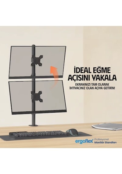 Ergoflex Ef63 Steel Design 2-8 Kg Asansörlü 13"-32" Monitör Stand