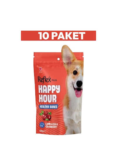 Happy Hour Kemikler İçin  Köpek Ödül Maması 10 X 60gr