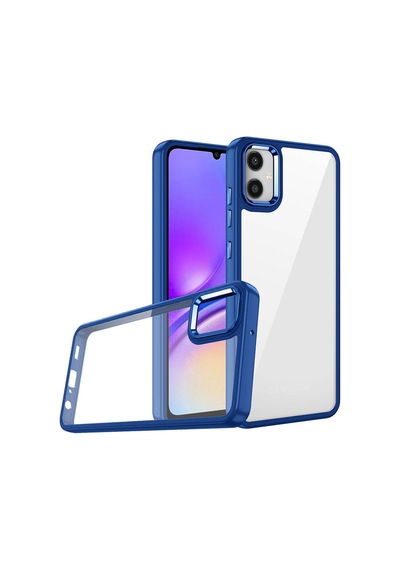 Galaxy A05 Kılıf Zore Flora Kapak Mavi