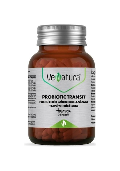 Venatura Probiotic Transit Probiyotik Mikroorganizma 30 Kapsül