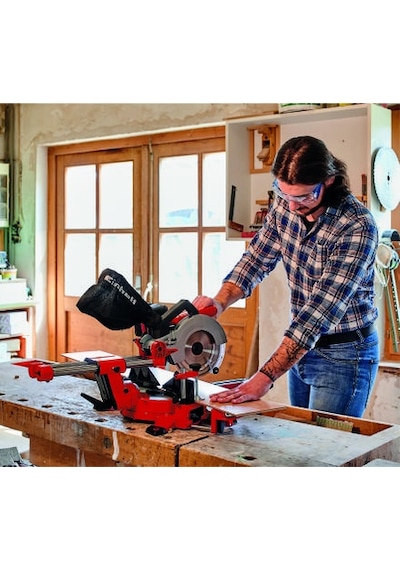 Einhell TE-SM 36/210 Li-Solo Akülü Gönye Kesme - 4300880 Einhell TE-SM 36/210 Li-Solo Akülü Gönye Kesme - 4300880