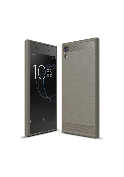 Sony Xperia Xa1 Kılıf Zore Room Silikon Kapak Gri