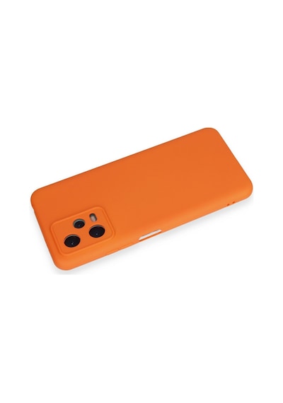 Xiaomi Redmi Note 12 5g Uyumlu Kılıf Nano İçi Kadife Silikon - Turuncu