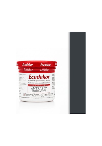 Antrasit Ecedekor Ahşap Dolgu Macunu Bardak 200gr 200 G