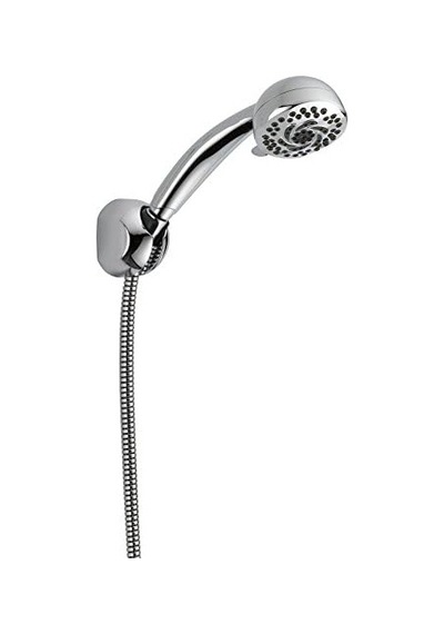 Delta Faucet 55436-pk Premium 5 Ayar Sabit Duvara Monte El Duşu, Krom Açık Mavi