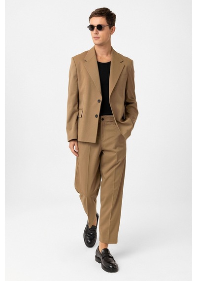 Antioch Relax Fit Erkek Blazer Ceket Camel