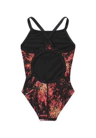 Tyr Durafast Lite Diamondfit Kız Çocuk Mayo - Radiant Flare Kırmızı