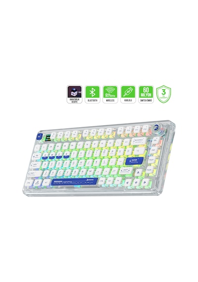 Gamepower Gasket Pro Kablolu-Kablosuz Rgb Mekanik Oyuncu Klavyesi