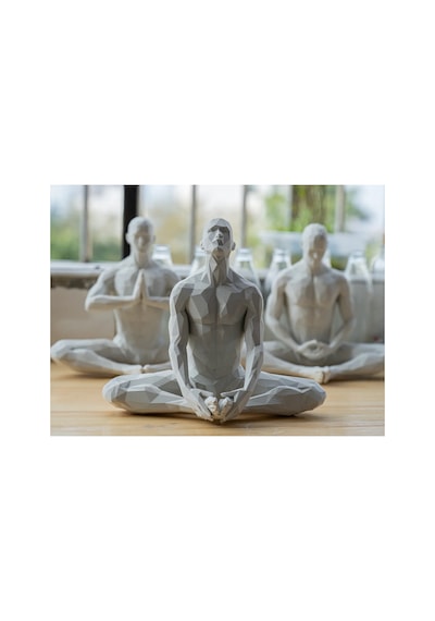 Yoga/meditasyon Yapan İskandinav Tarzı Biblo Heykel Figür Dekor Dekorasyon Hediyelik Denge Ve Huzur 7