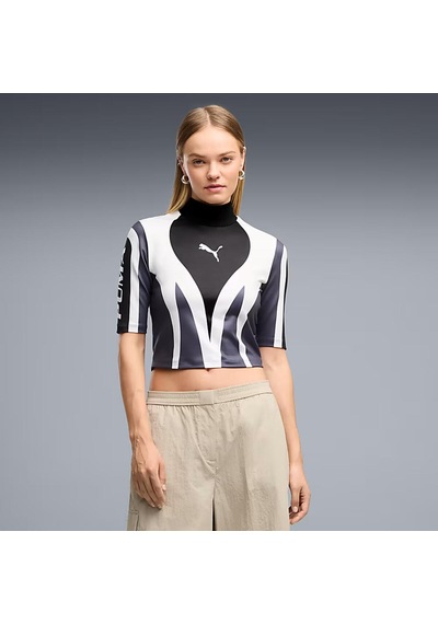 Puma Future.puma.archıve Moto Top Siyah Kadın T-shirt