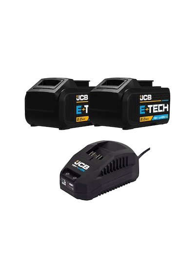 Jcb 18BLRH Kömürsüz Kırıcı-Delici + 18AG Taşlama + 18 V 8.0 Ah Çift Akülü Set