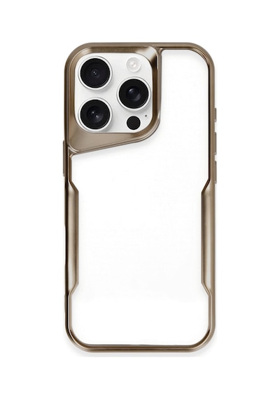 Apple iPhone Uyumlu   16 Pro Kılıf Boyi Silikon Kapak - Desert