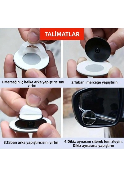 Kör Nokta Ayna 50mm Ayarlanabi Li R Çerçevesi Z Yeni Nesil Set