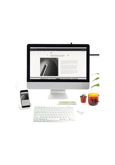 B380 Bluetooth Bağlantılı İnce Ergonomik Tasarım Apple iPad İle Uyumlu Taşınabiilir Telefon Tablet İçin Tü