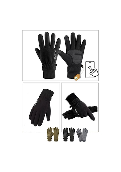 Lenscape Polar Eldiven Soğuk Hava Dokunmatik Kışlık Spor Motosiklet Asker Taktik Kar Eldiveni