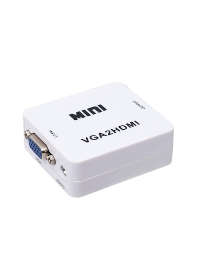 Powermaster Pm-18698 Vga To Hdmı Ses Girişli Mini Model Dönüştürücü