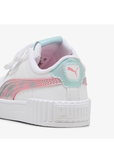 Puma Carina 3.0 Space Belle Çocuk Pembe Beyaz Spor Ayakkabı 402805 Beyaz