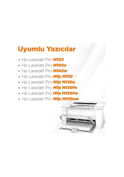 Hp 17a / Cf217a Uyumlu  Toner 4'lü Paket/ M102 / M130