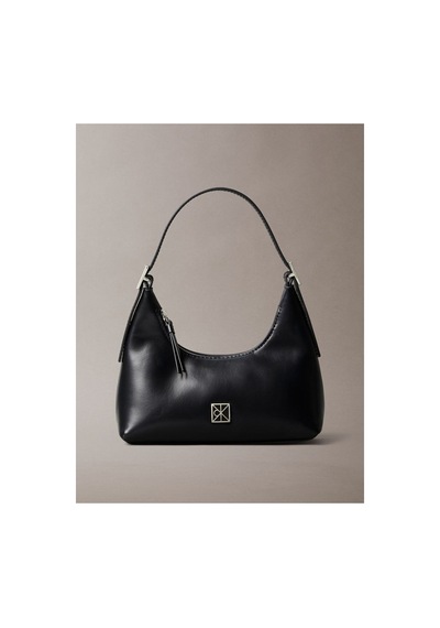 Calvin Klein Emblem Leather Mını Shoulder B-15555 Pembe