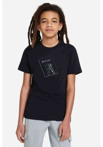 Tshirthane Anime Note Death Baskılı Unisex Çocuk Siyah T-Shirt