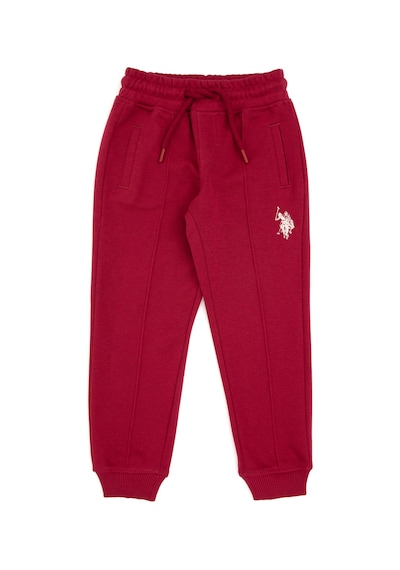 U.s. Polo Assn. Erkek Çocuk Eşofman Altı 50316517-vr104 Koyu Frambuaz/dark Raspberry