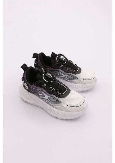 Marco Kids 05-26y512 Çocuk Filet Spor Ayakkabı Beyaz Siyah
